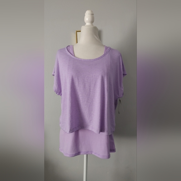 Champion Athletic Womens Tank Top purple Loose Fit , sixe XL with tags Two One - Picture 2 of 11